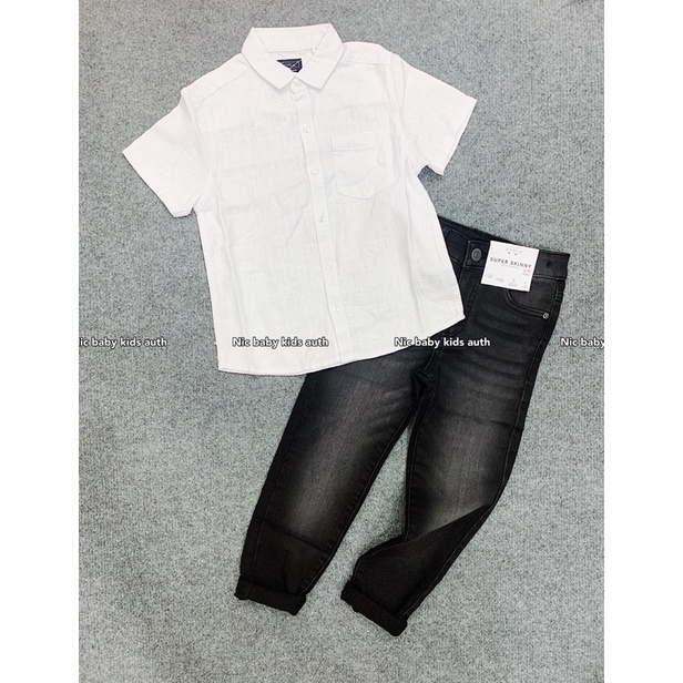 Quần skinny jean cho bé trai lớn authentic