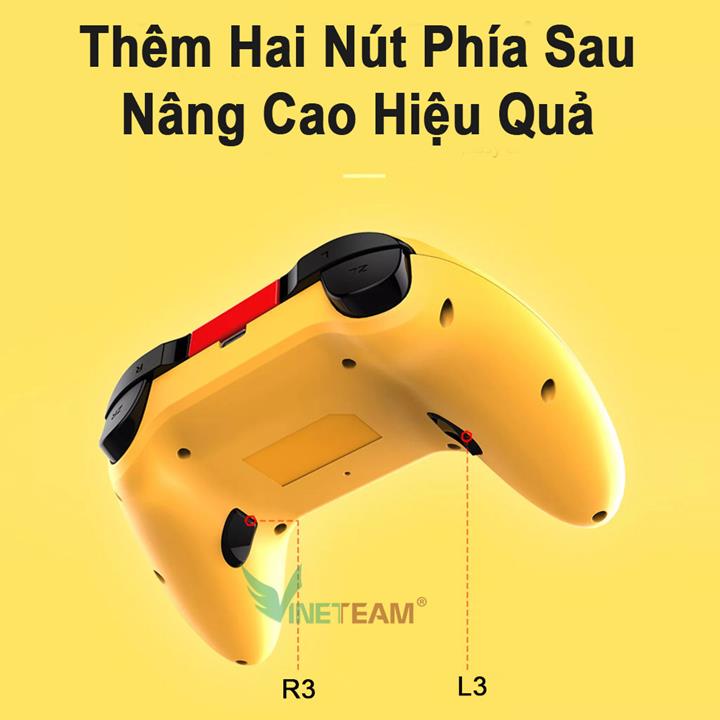 PG-SW023A IPEGA Bộ Điều Khiển Trò Chơi Bluetooth -Tay Cầm Chơi Game Sáu Trục Rung Không Dây Cho N-S/P3/Android/PC-DC4428