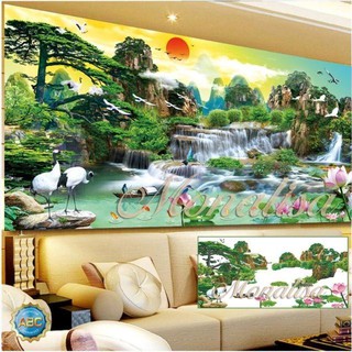 Tranh phong cảnh y8146 ( 2m x95 ) (hàng có sẵn)
