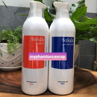 Dầu gội xả hoàn hình sasaba phục hồi siêu mượt 800mlx2