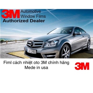Fim dán kính 3m cách nhiệt chính hãng 3m của usa