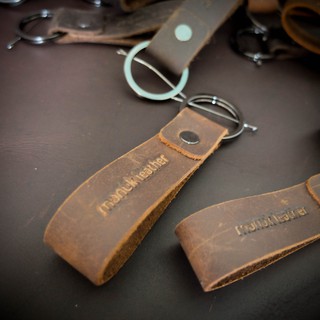 Móc khoá da bò sáp Manuk Leather