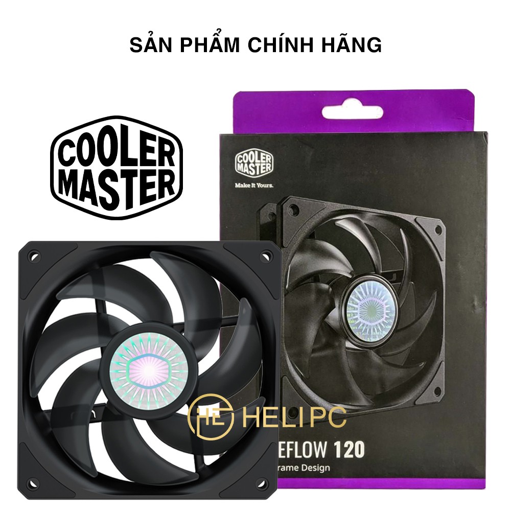 Quạt tản nhiệt case máy tính Cooler Master SickleFlow 120 - Quạt SickleFlow 12cm SF120