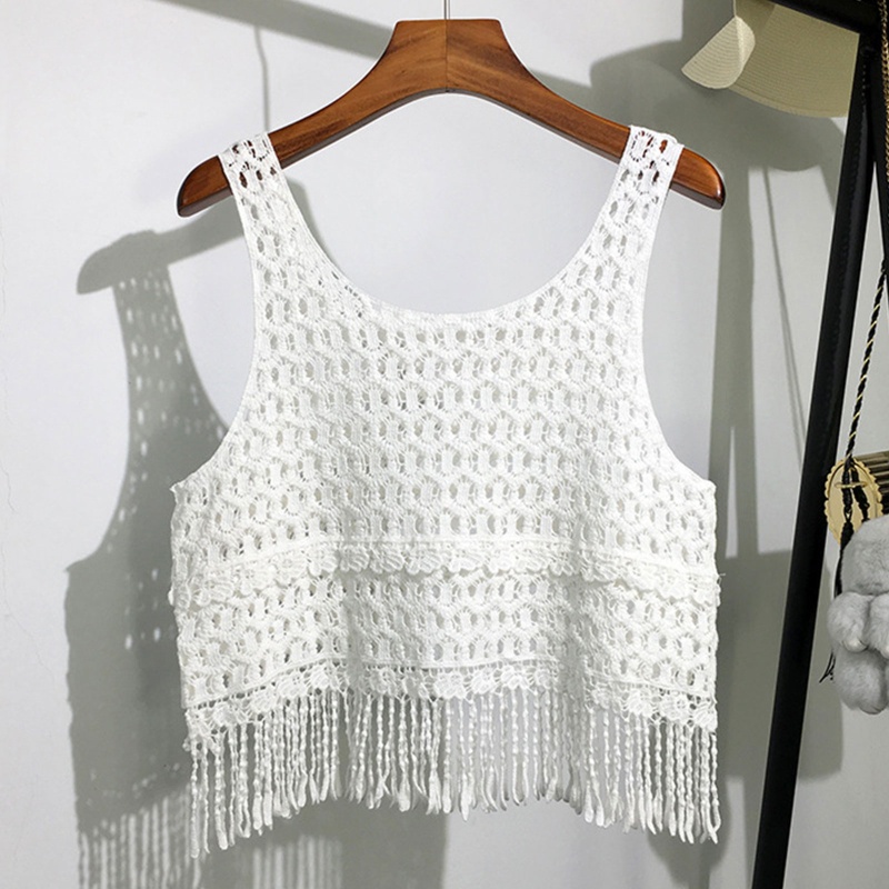 Áo Sweater Dệt Kim Sát Nách Cổ Tròn Phong Cách Thời Trang Hàn Quốc