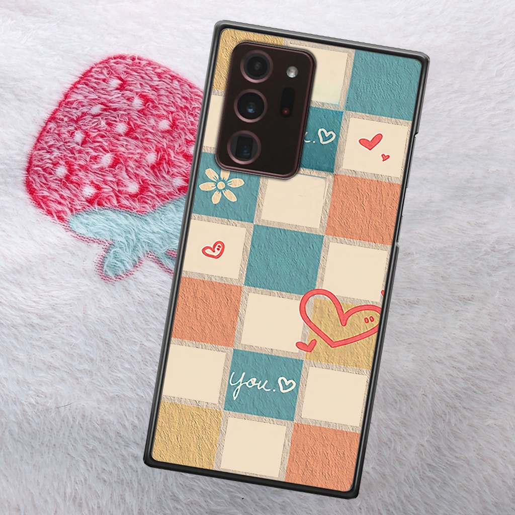 Ốp Samsung Note 20 Ultra caro trái tim cá tính, thời trang siêu đẹp, siêu phong cách