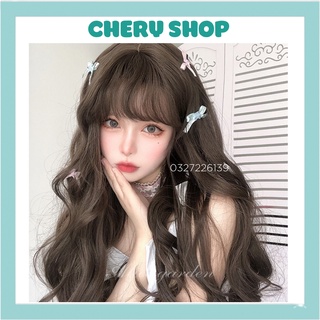 Tóc giả nguyên đầu xoăn đuôi 💞💞 freeship 💞 💞 nguyên đầu xoăn cc32