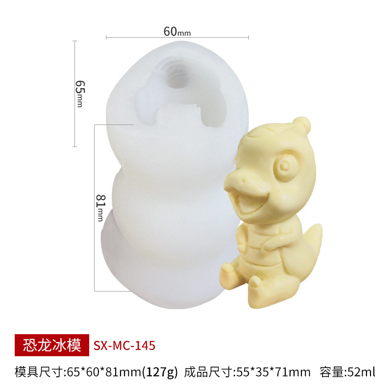 Khuôn Silicon Làm Đá Viên Đa Năng Hình Người Dễ Thương