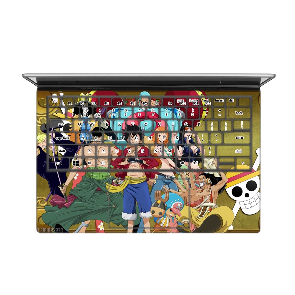 Skin Laptop In Hình One Piece - Luffy Dành Cho Các Dòng Máy Dell Hp Asus Msi Acer Lenovo Macbook Theo Yêu Cầu