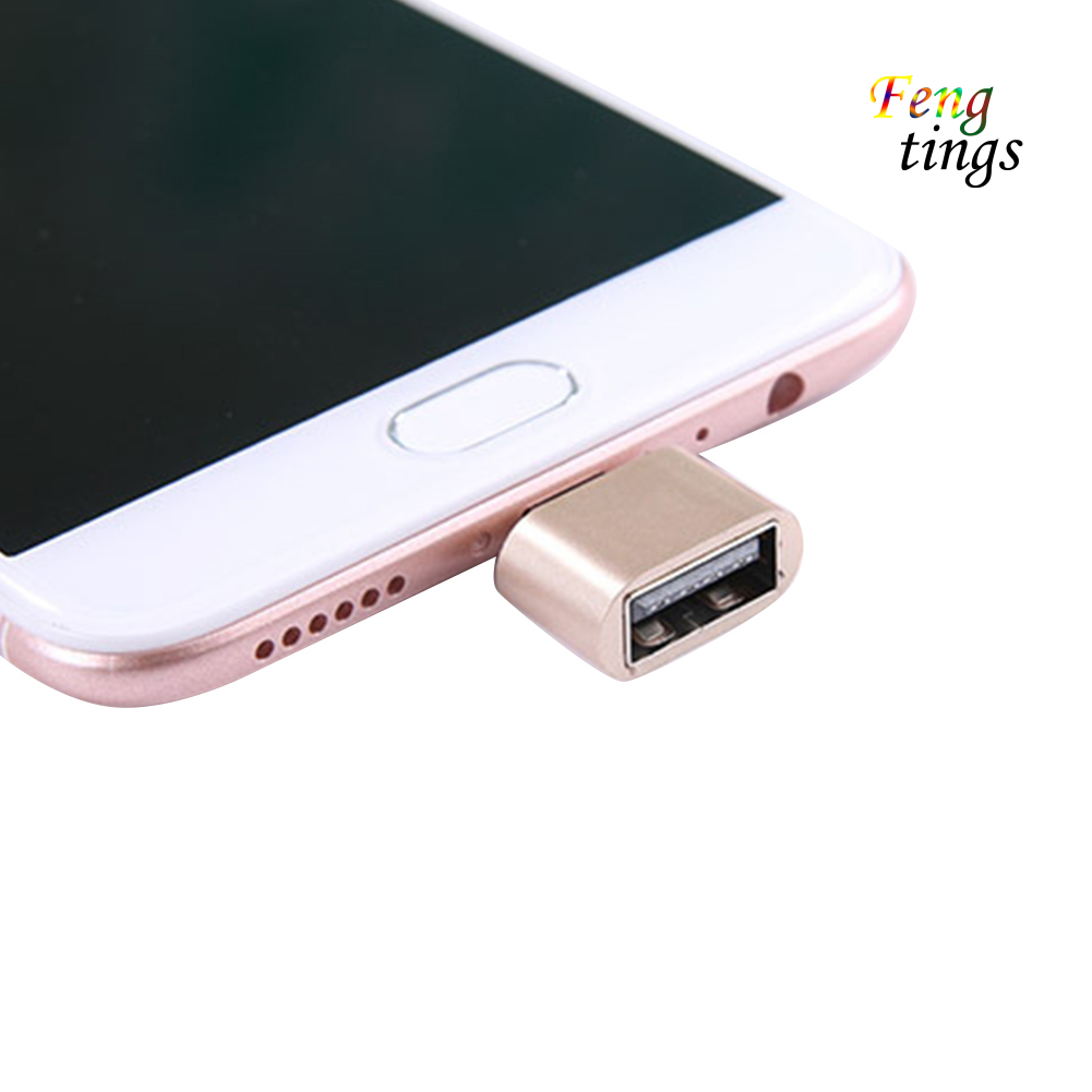 Set 2 Đầu Chuyển Đổi Micro Usb Sang Usb 2.0 Otg Chuyên Dụng Cho Điện Thoại Android / Máy Tính Bảng