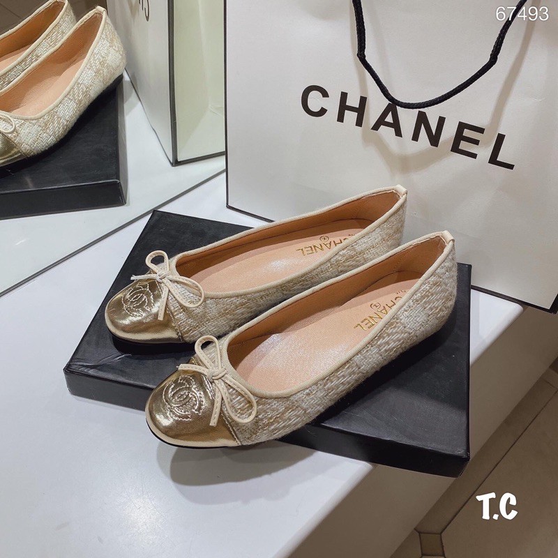 Bệt búp bê mũi tròn cha.nel