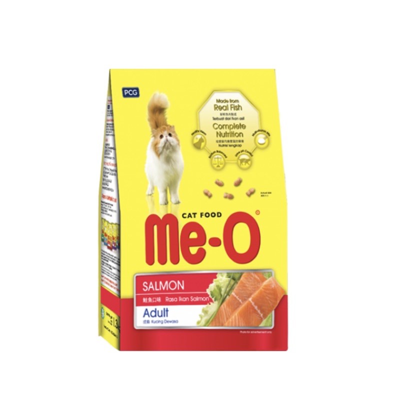 Me-O Cat Salmon 1,1kg - Hạt thức ăn cho mèo trưởng thành Me-O Vị cá hồi