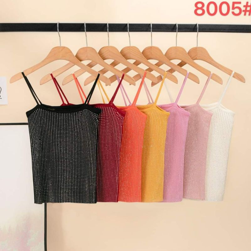 áo 2 dây bé len đá Quảng Châu siêu xinh
