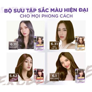 Kem nhuộm dưỡng tóc sâu L'Oreal Paris Excellence Fashion 172ml với tông màu thời trang