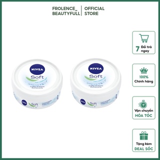 KEM DƯỠNG ẨM TRẮNG DA CHO MẶT và toàn thân Nivea Soft 200ml CHUẨN ĐỨC