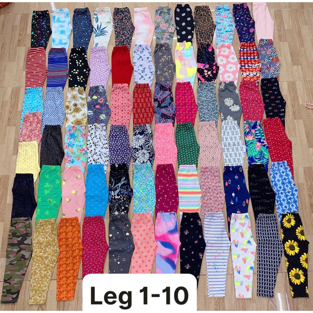 QUẦN LEGGING CHO BÉ GÁI ĐỦ MÀU 10-41kg (CHỌN NGẪU NHIÊN)