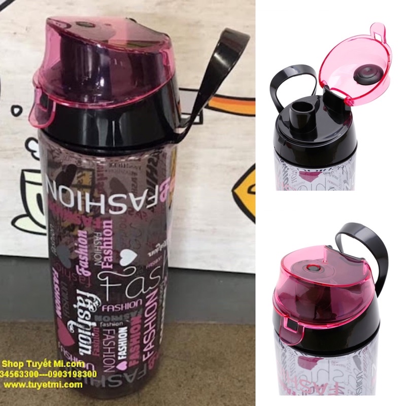 Bình đựng nước nhựa thể thao Herevin 750 ml