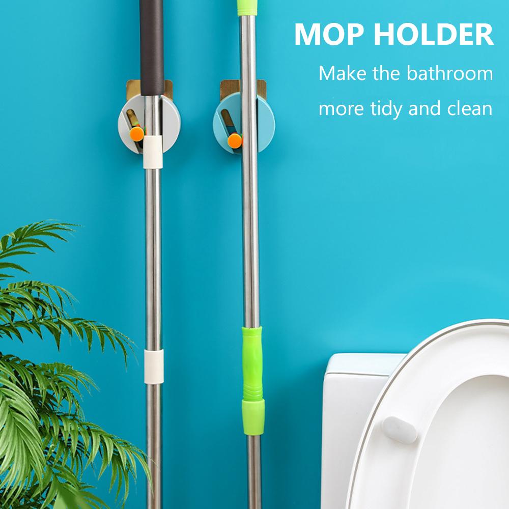 Giá Đỡ Cây Lau Nhà 24 Ngăn Gắn Tường Tiện Lợi