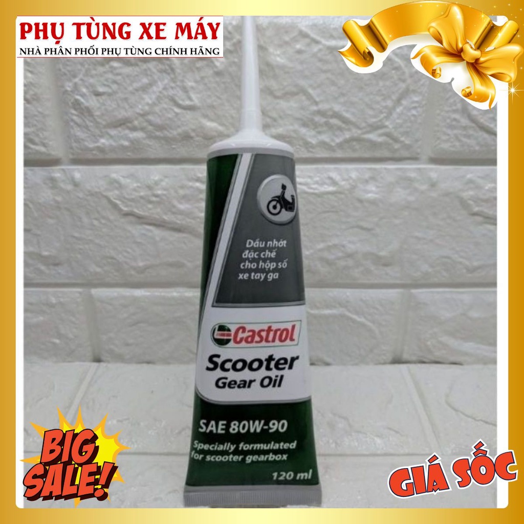 Hàng chất - Giá thật *** Nhớt láp Castrol 80W90 (Dầu hộp số xe tay ga )