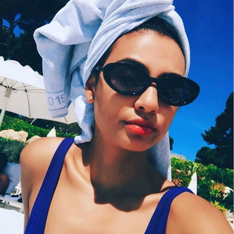 Kính mát gọng hình bầu dục thời trang cá tính cho nam và nữ