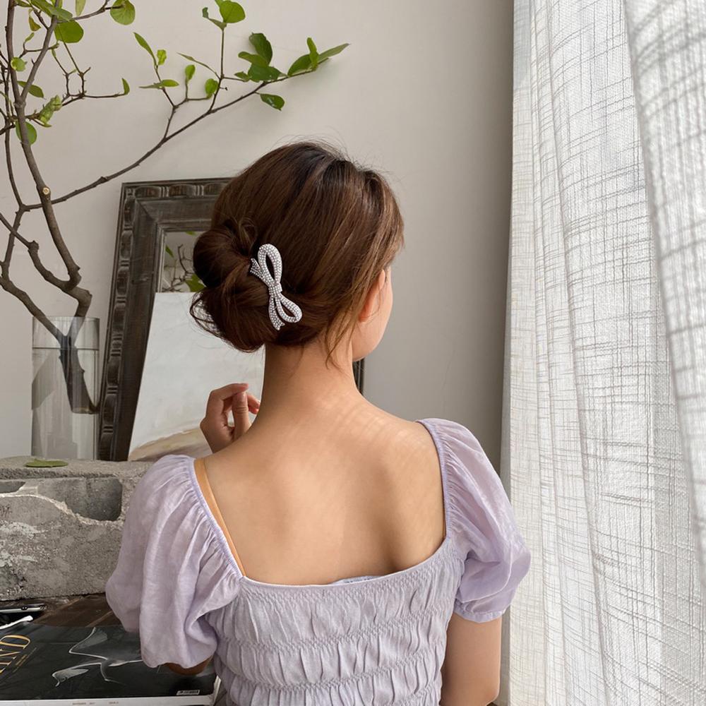 IVORY Kẹp Tóc Hình Chữ U Uốn Xoăn Tạo Kiểu Tóc Đơn Giản