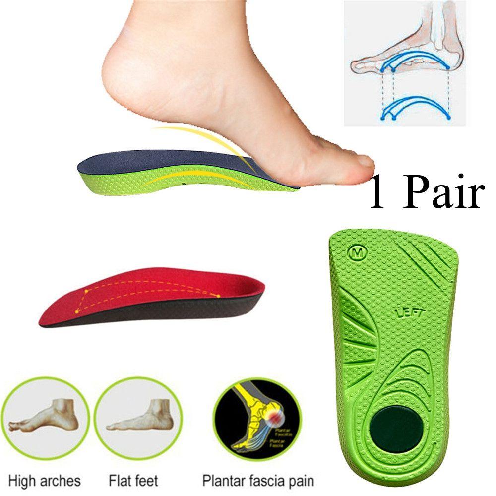 1 Cặp Đế Lót Giày Tăng Chiều Cao Giảm Đau Lòng Bàn Chân