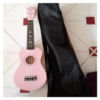 ĐÀN UKULELE SOPRANO ANDREW HỒNG NHẠT (Tặng bao vải thời trang Soprano)