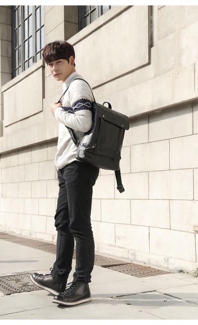 Balo da Three - Box Unisex chính hãng