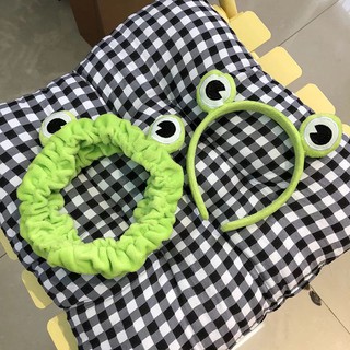 <24h Lô hàng> W&G Cài tóc / băng đô mềm kiểu chú ếch hoạt hình phong cách Nhật Bản dễ thương