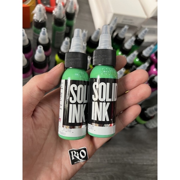 Mực xăm solid Mint chính hãng