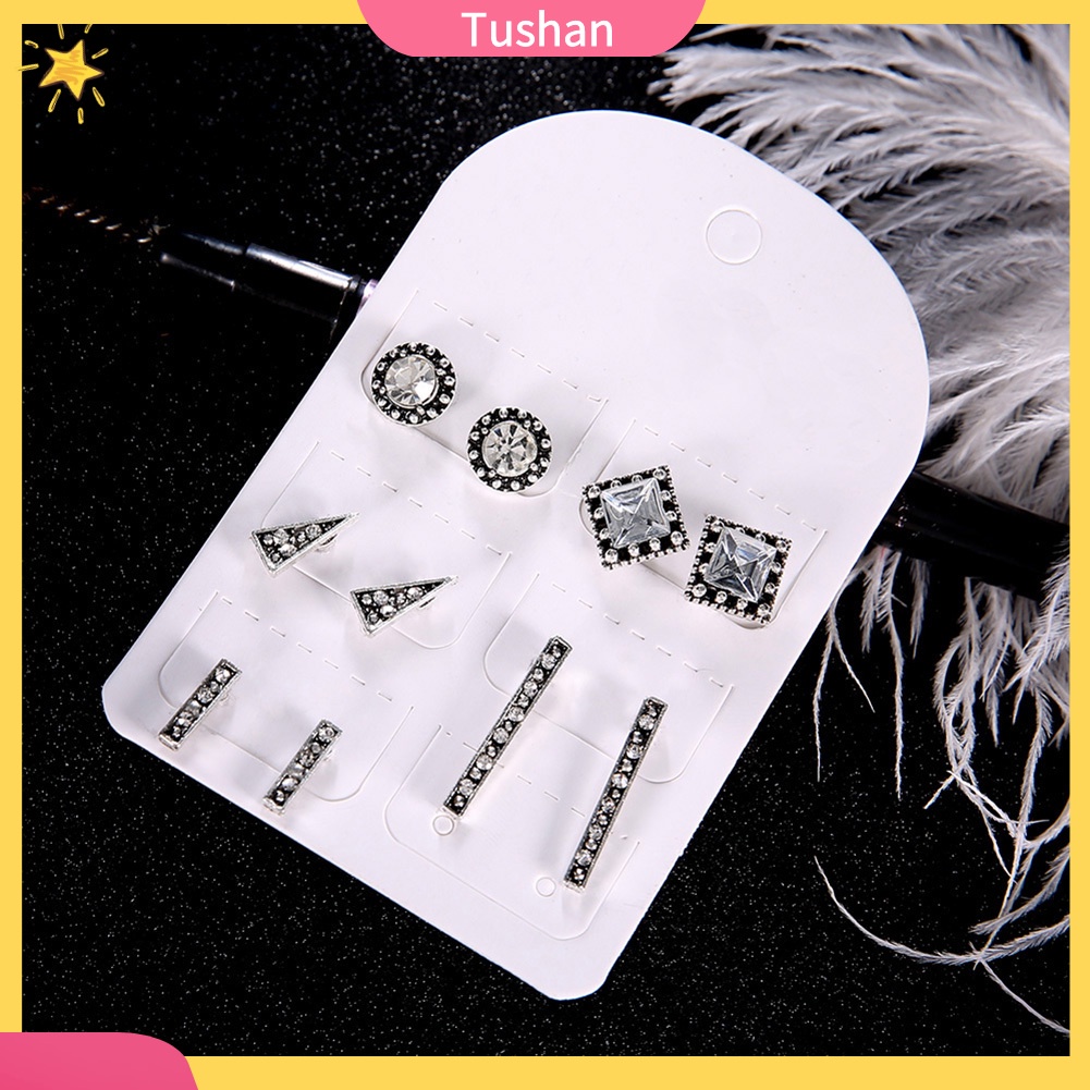 Set 5 cặp hoa tai phong cách boho thời trang cho nữ