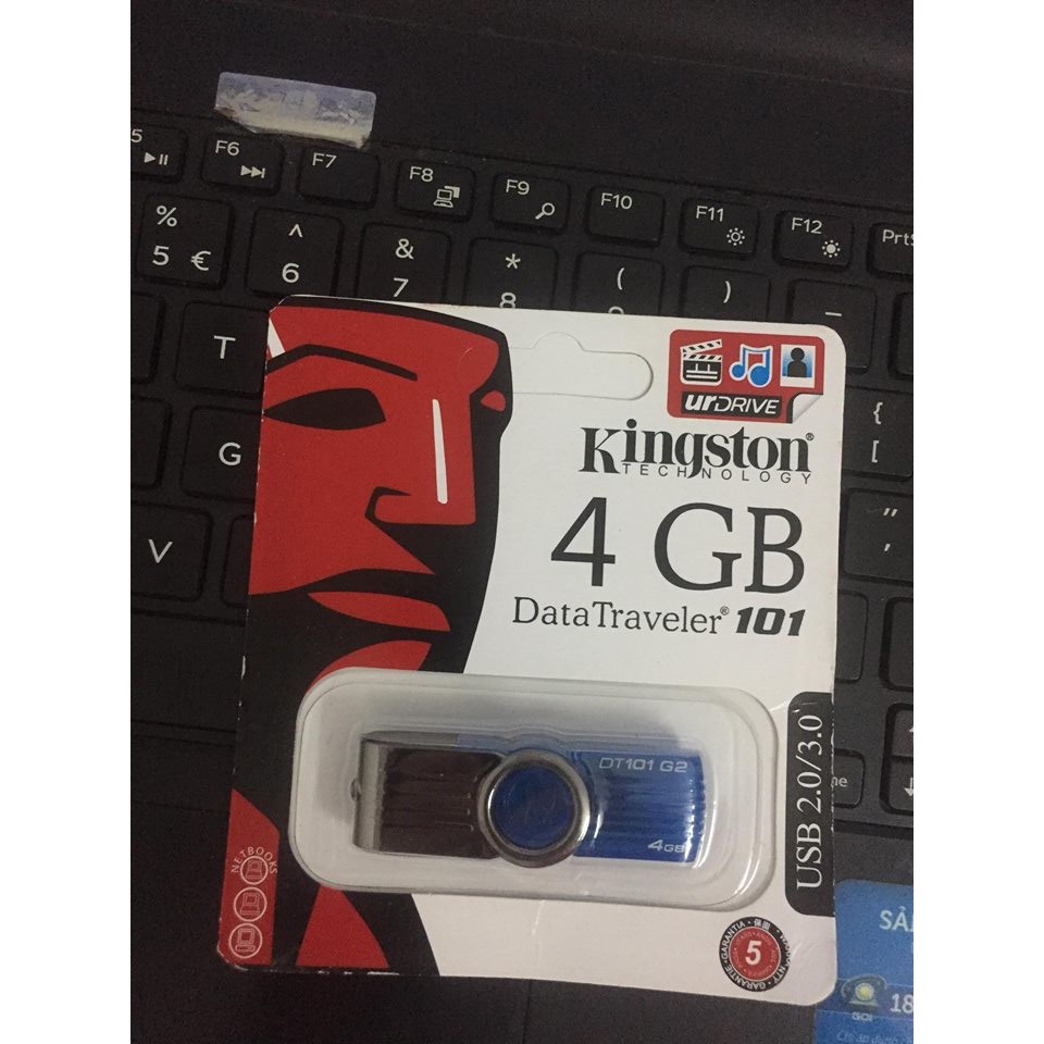 Usb kingston 4GB - bảo hành 6 tháng đổi mới ( thiếu)