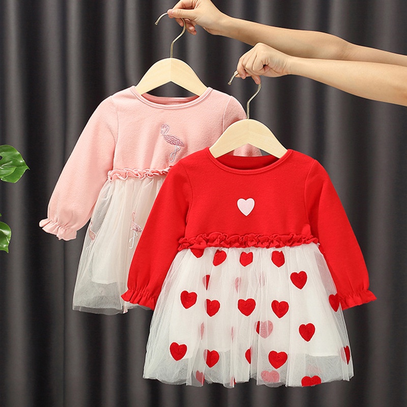 Bộ Áo Thun + Chân Váy Kiểu Công Chúa Dễ Thương Thời Trang Cho Bé Gái