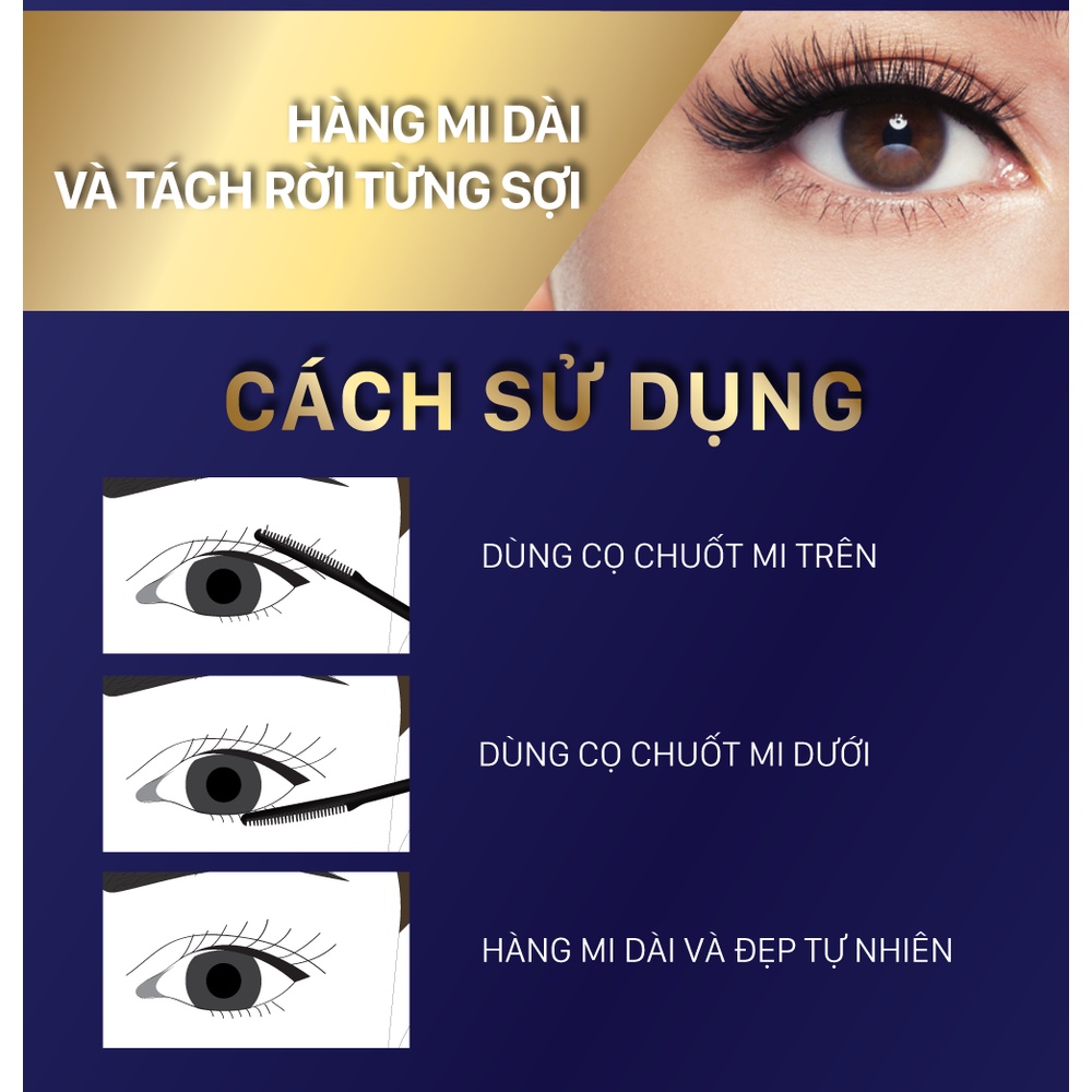 Chuốt Mi Browit Kéo Dài Và Cong Mi Dạng Đầu Lược 5.5g