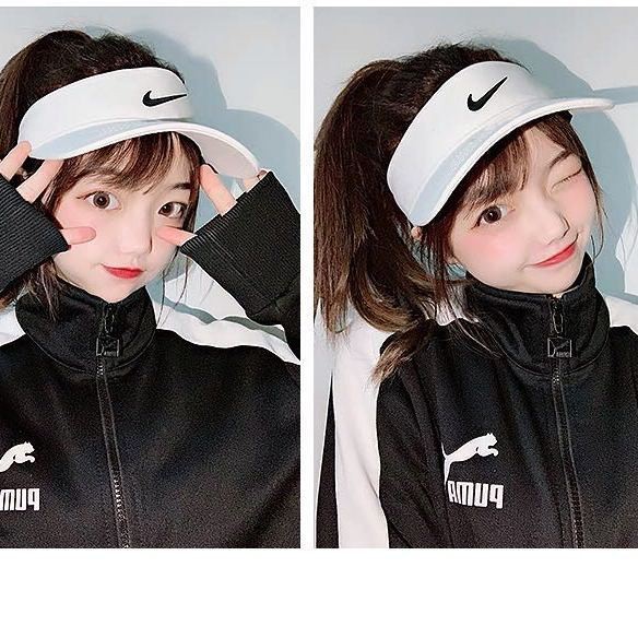 Mũ Lưỡi Trai Thể Thao Hở Chóp In Logo Nike / Adidas Phong Cách Hip Hop Cá Tính