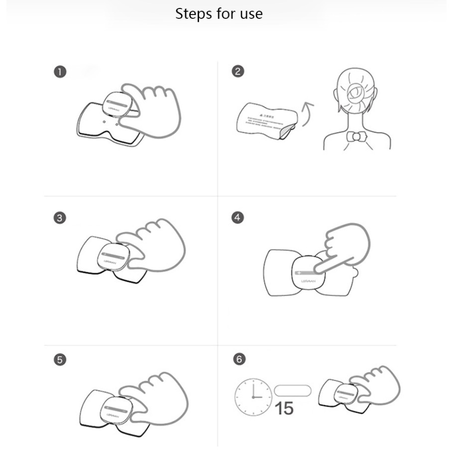 [CAM KẾT CHÍNH HÃNG] Miếng dán massage cơ bắp mini Xiaomi lr-h006