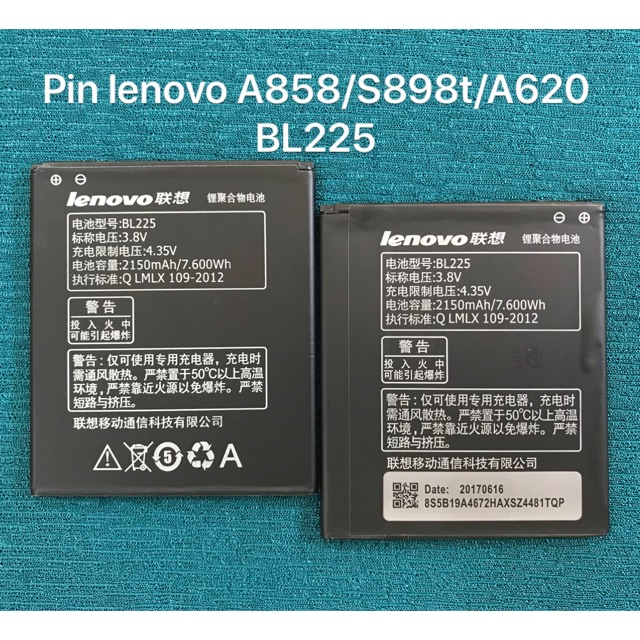 Pin Lenovo A858/S898T/A620(BL-225)Zin