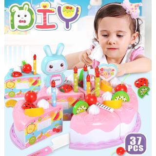 Bộ Đồ Chơi Cắt Bánh Sinh Nhật 37 Mảnh Cho Bé