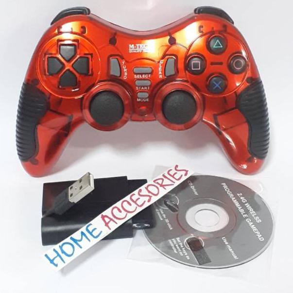 Tay Cầm Chơi Game Không Dây Ps Pc / Usb Ps Stick / Joystick / Ps2 Ps3 Q04