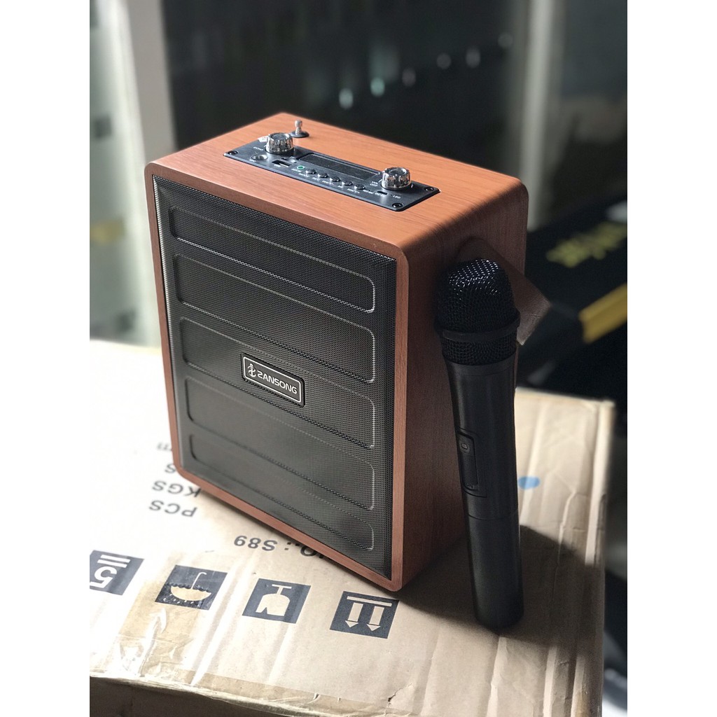 Loa Karaoke Bluetooth Zansong S89, mic ko dây