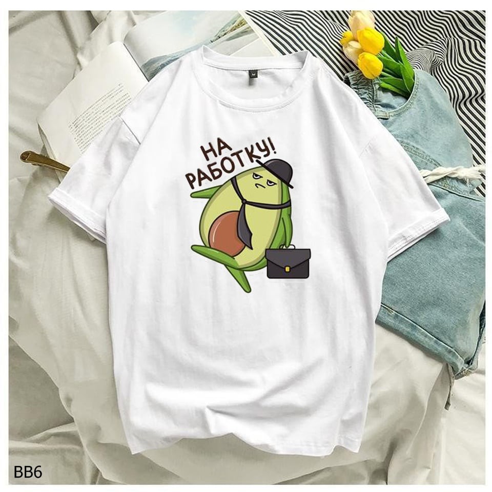 Áo Thun Nam Nữ Unisex In Hình Bơ Cute Dễ Thương, Đáng Yêu, Form Rộng Bền Đẹp, Ship Cod Tận Nhà, In Áo Theo Yêu Cầu BB5-8 | BigBuy360 - bigbuy360.vn