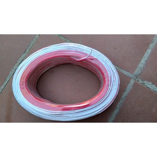 Dây điện súp trắng đỏ 2x0,75mm cuộn 100 met và cuôn 200 met