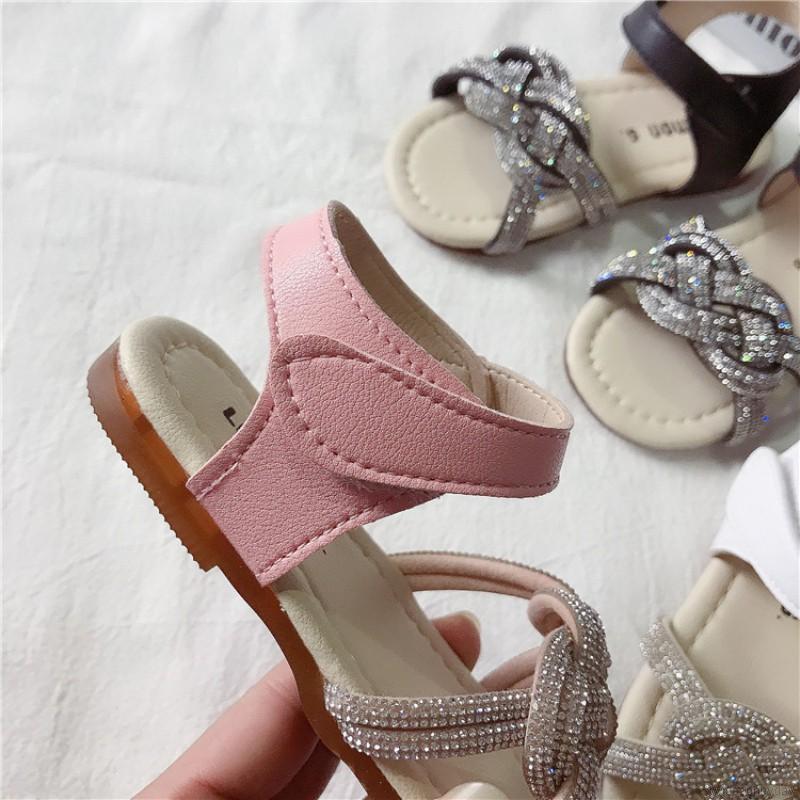 Sandals Quai Hậu Đế Mềm Cho Bé Gái