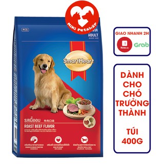 Thức Ăn Hạt Cho Chó Smartheart Adult 400g Vị Bò Dành Cho Chó Lớn - Miki Petshop