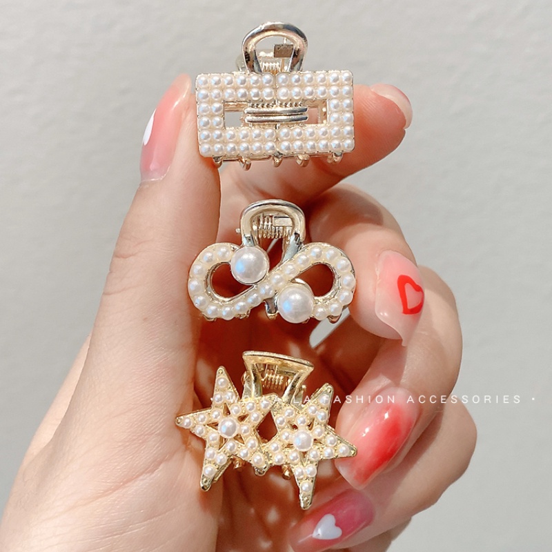 Kẹp Tóc Nhỏ Đính Ngọc Trai Xinh Xắn Cho Nữ