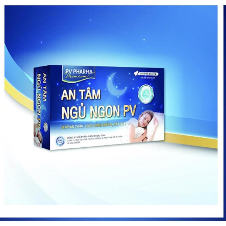 An Tâm Ngủ Ngon PV - Giúp an thần, giảm căng thẳng, mất ngủ - hộp 50 viên