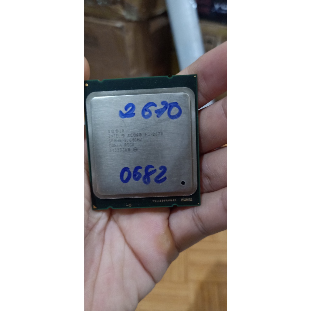CPU Intel Xeon E5 2670 (2.6GHz - 3.3GHz, 8 Nhân 16 Luồng, LGA 2011)