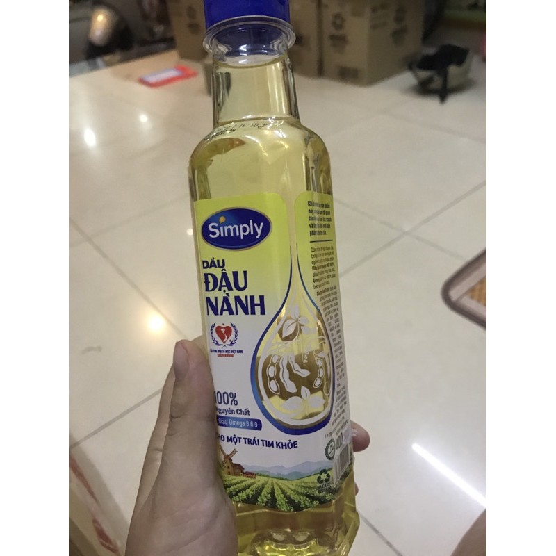 Dầu ăn Simply 2 lít date mới