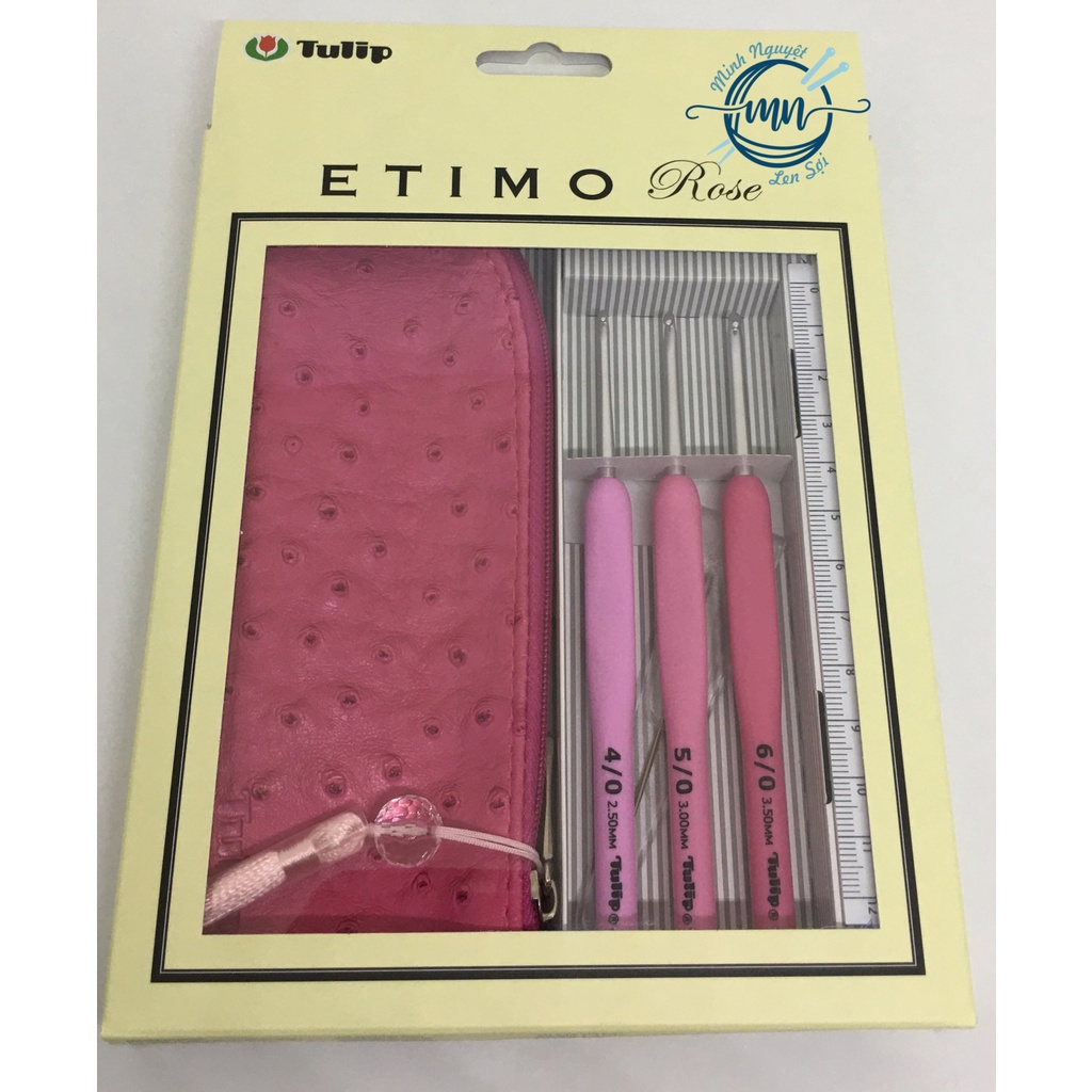Bộ kim móc Tulip Etimo Rose - 3 kim