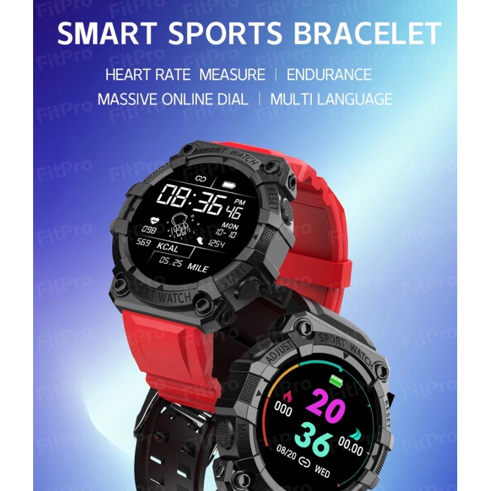 Đồng Hồ Thông Minh Smartwatch Cho Nam Nữ Theo Dõi Nhịp Tim Chống Thấm Nước Tương Thích Thiết Bị Android IOS