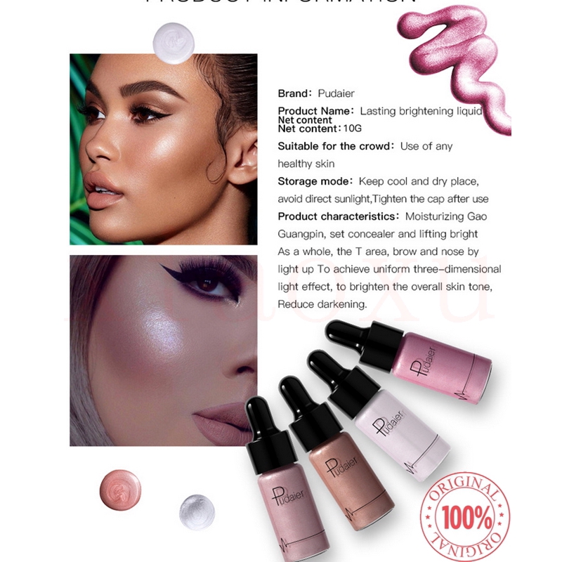 [Hàng mới về] Phấn bắt sáng PUDAIER dạng lỏng chuyên dụng cho trang điểm | BigBuy360 - bigbuy360.vn